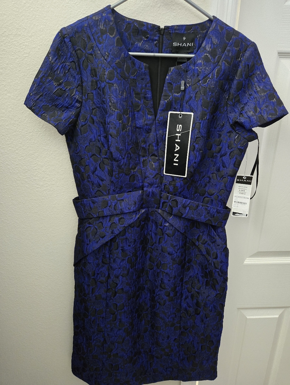 NWT Floral Jacquard Sheath Dress BY SHANI